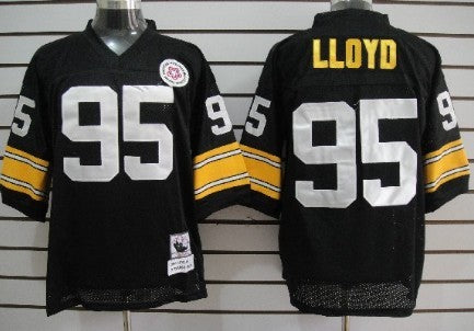 Greg Lloyd Pittsburgh Steelers black Throwback jersey