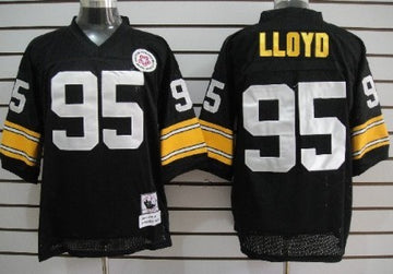 Greg Lloyd Pittsburgh Steelers black Throwback jersey
