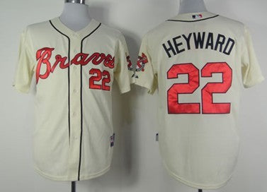Jason Heyward Atlanta Braves cream jersey