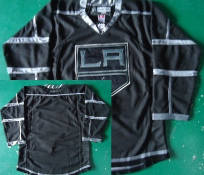 Custom Los Angeles Kings black jersey