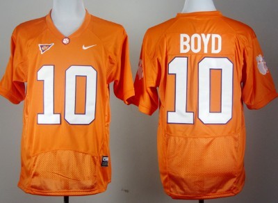 Tajh Boyd Clemson Tigers orange jersey