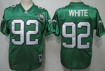 Reggie White Philadelphia Eagles green Throwback jersey