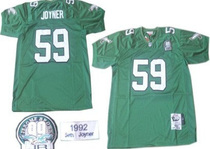 Seth Joyner Philadelphia Eagles green Throwback jersey