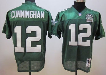 Randall Cunningham Philadelphia Eagles green Throwback jersey
