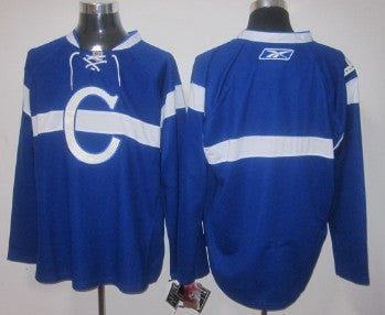 Custom Montreal Canadiens blue jersey