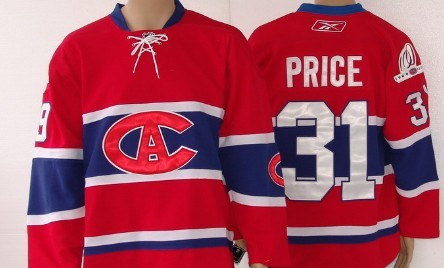 Carey Price Montreal Canadiens red jersey