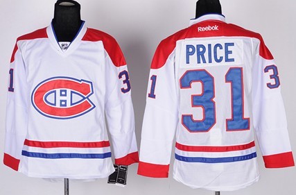Carey Price Montreal Canadiens white jersey