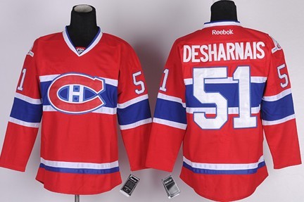 David Desharnais Montreal Canadiens red jersey