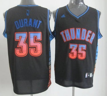 Kevin Durant Oklahoma City Thunder black Fashion jersey