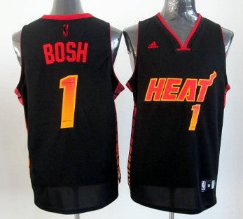 Chris Bosh Miami Heat black Fashion jersey
