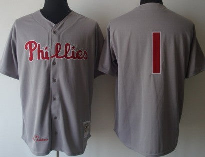 Richie Ashburn Philadelphia Phillies gray Throwback jersey