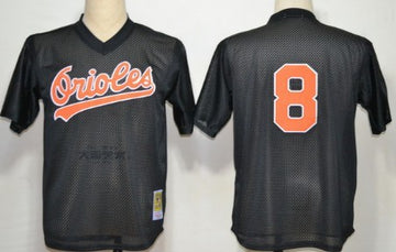 Cal Ripken Mesh Batting Practice Baltimore Orioles black Throwback jersey