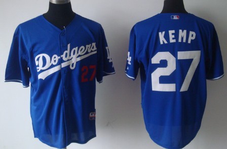 Matt Kemp Los Angeles Dodgers blue jersey