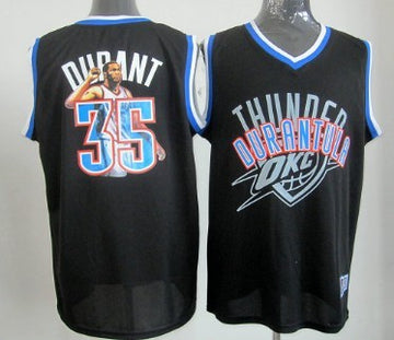 Kevin Durant Oklahoma City Thunder black Fashion jersey