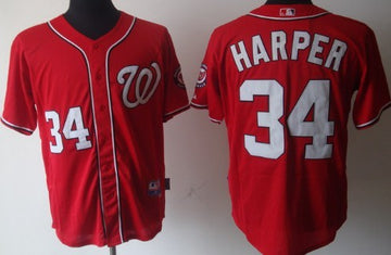 Bryce Harper Washington Nationals red jersey