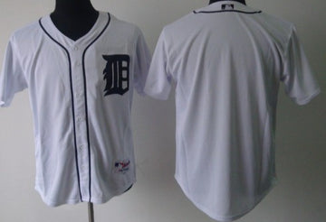 Custom Detroit Tigers white jersey