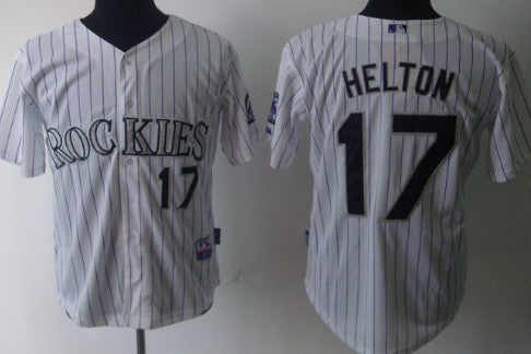 Todd Helton Colorado Rockies white jersey