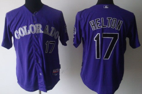 Todd Helton Colorado Rockies purple jersey