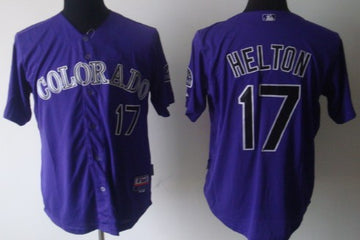 Todd Helton Colorado Rockies purple jersey