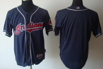 Custom Cleveland Guardians navy jersey