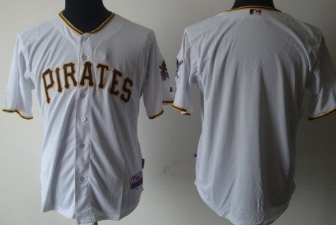 Custom Pittsburgh Pirates white jersey