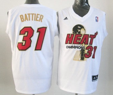 Shane Battier Miami Heat white jersey