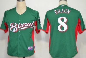 Ryan Braun Milwaukee Brewers green jersey