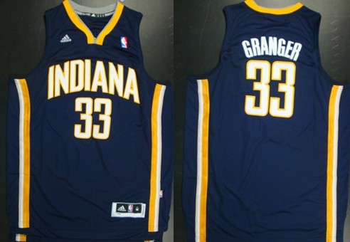 Danny Granger Revolution Indiana Pacers navy jersey