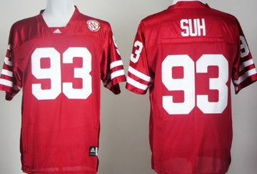 Ndamukong Suh Nebraska Cornhuskers red jersey