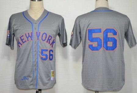 Tug McGraw New York Mets gray Throwback jersey