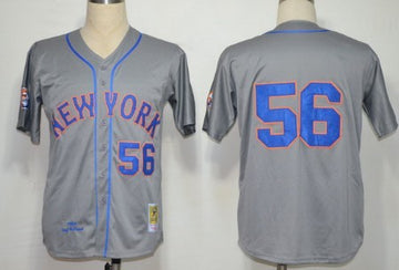 Tug McGraw New York Mets gray Throwback jersey