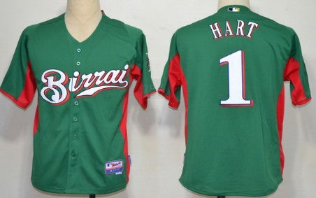 Corey Hart Milwaukee Brewers green jersey