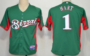 Corey Hart Milwaukee Brewers green jersey