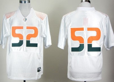 Ray Lewis Miami Hurricanes white jersey