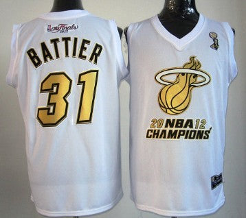 Shane Battier Miami Heat white jersey