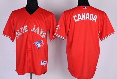 Blank Canada Toronto Blue Jays red jersey