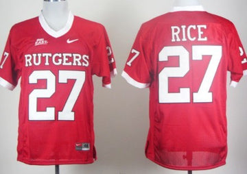 Ray Rice Rutgers Scarlet Knights red jersey