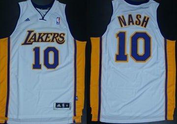 Steve Nash Revolution Los Angeles Lakers white jersey