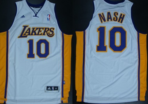 Steve Nash Revolution Los Angeles Lakers white jersey