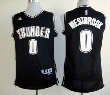 Russell Westbrook Revolution Oklahoma City Thunder black jersey