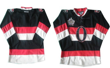 Custom Ottawa Senators black All-Star jersey