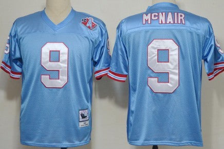 Steve McNair Tennessee Titans blue Throwback jersey