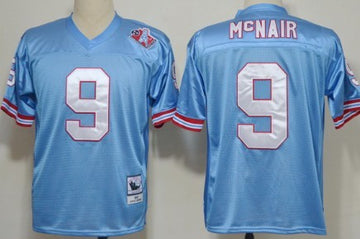 Steve McNair Tennessee Titans blue Throwback jersey