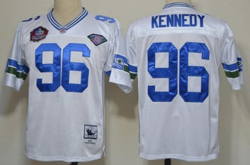 Cortez Kennedy Seattle Seahawks white Throwback jersey