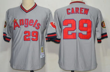 LA Los Angeles Angels gray Throwback jersey