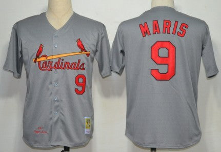 Roger Maris St. Louis Cardinals gray Throwback jersey