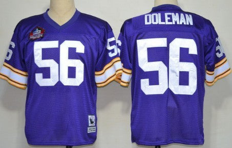 Chris Doleman Minnesota Vikings purple Throwback jersey