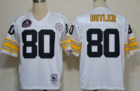 Jack Butler Pittsburgh Steelers white Throwback jersey