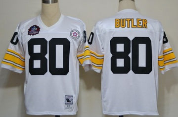 Jack Butler Pittsburgh Steelers white Throwback jersey