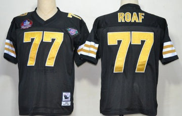 Willie Roaf New Orleans Saints black Throwback jersey